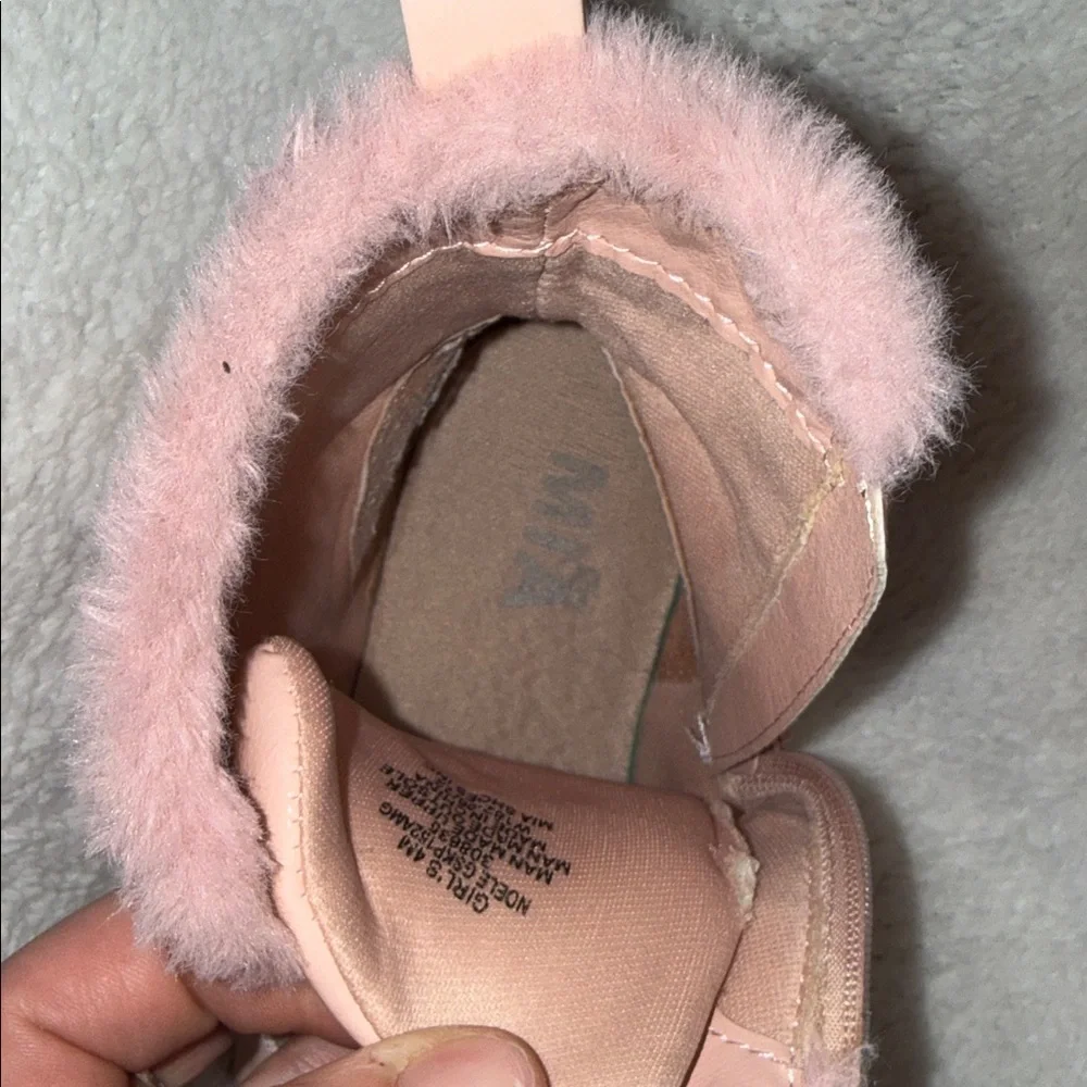 MIA Pink Lace-Up Ankle Boots GIRLS SIZE 4